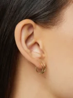 925 Silver Spiral Hoops - Image 5