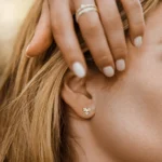 925 Silver Tapered Baguette Diamond Stud - Image 4