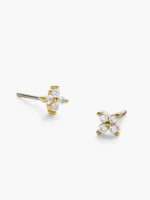 925 Silver Boa Diamond Studs - Image 6