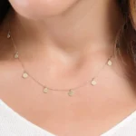 925 Silver Coin Disc Choker Necklace - Image 2