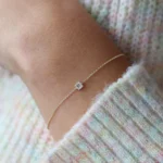 925 Silver Simple Diamond Bracelet - Image 6