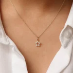 925 Silver Star Diamond Layering Necklace