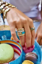 925 Silver Holy Stone Eternity Ring - Image 4