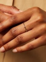 925 Sterling Silver Thin Chain Ring - Image 3