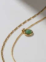 925 Silver Aria Aventurine Necklace - Image 5
