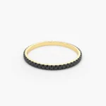 925 Silver Diamond Eternity Silver Band - Image 2