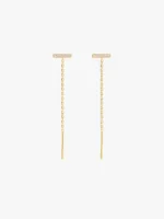 925 Silver Lihou Thread Earrings - Image 6