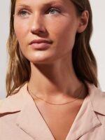 925 Silver Plain Bead Necklace - Image 4