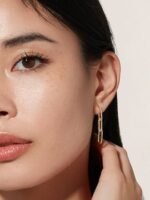 925 Silver Long Chain Earrings - Image 2