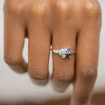 925 Silver Clear Water Ring - Image 2