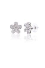 925 Silver Floral Studs - Image 2