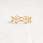 925 Silver Diamond Edison Band - Image 4