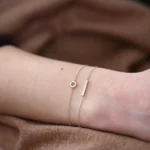 925 Silver Diamond Bar Bracelet - Image 2