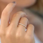 925 Silver Full Eternity Petite Diamond Ring - Image 6