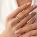 925 Silver Vintage Art Deco Diamond Eternity Ring - Image 2