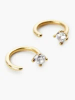 925 Silver Cassie Hoops - Image 4