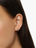 925 Silver Spiral Hoops - Image 2