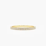 925 Silver Full Eternity Diamond Ring - Image 7