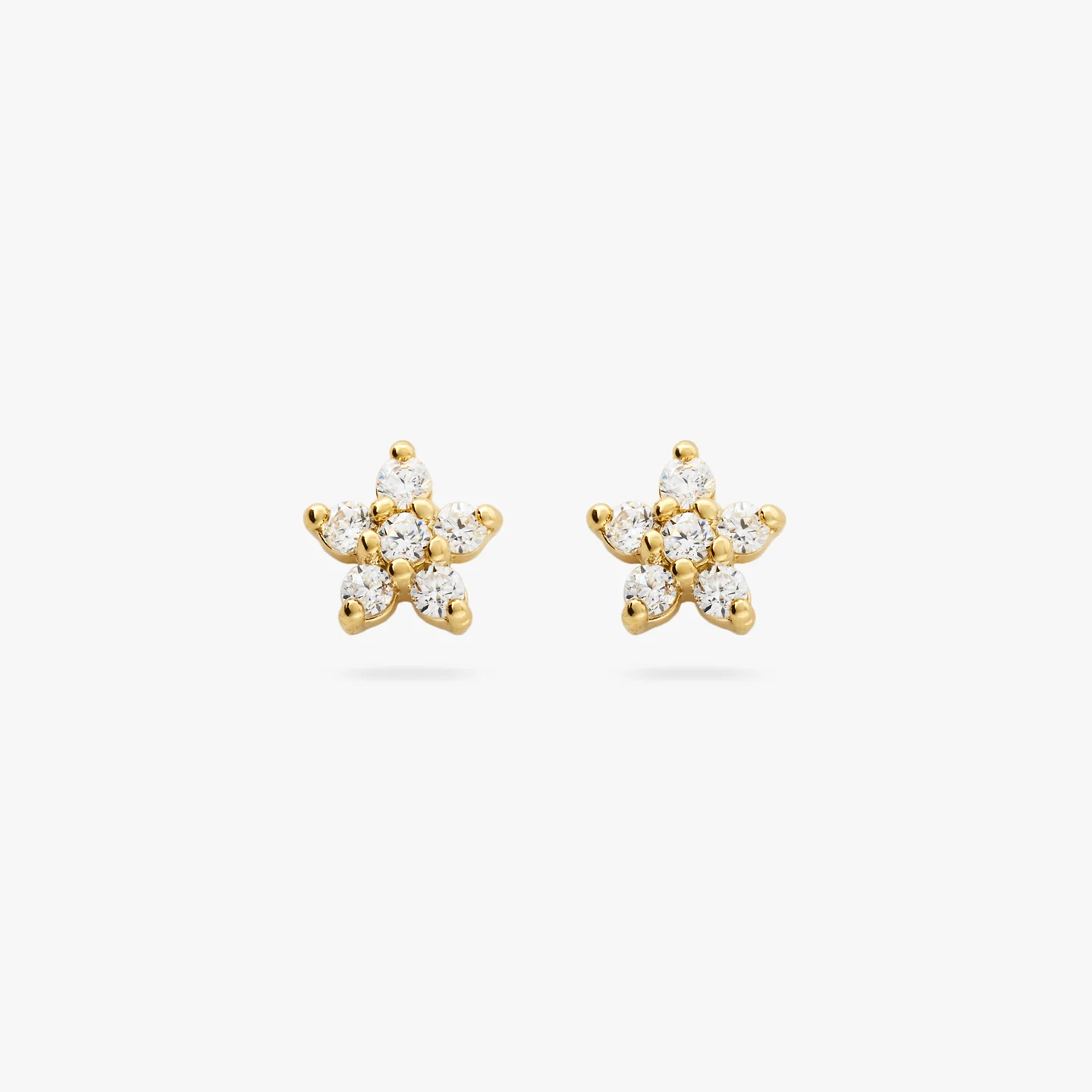 400548_69a500d131244de6ac9ef83fa629be54mv2.webp 925 Sterling Silver CZ Flower Stud Earrings - Image 1