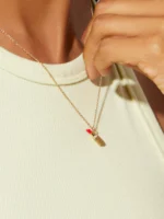 Lipstick Necklace