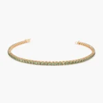 925 Silver Peridot Tennis Bracelet - Image 5