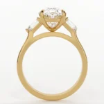 925 Silver 4.70Ct Oval Cut Diamond Engagement Ring - Image 6