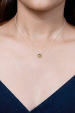 925 Sterling Silver Citrine Pendant - Image 2