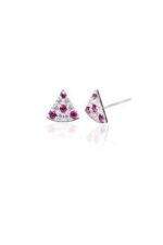 925 Silver  Geometric Stud Earrings - Image 2