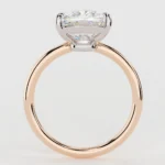 925 Silver 4.55Ct Cushion Cut Diamond Engagement Ring - Image 3