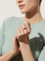 925 Silver Reese Malachite Ring