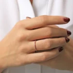 925 Silver Ruby Eternity Band