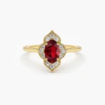 925 Silver Ruby Ring