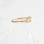 925 Sterling Silver Overture Ring with Rose-Cut Diamond - Image 4