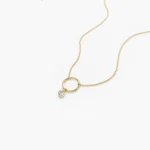 925 Silver Circle Necklace - Image 3