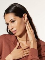 925 Silver Bubble Hoop Earrings - Image 4