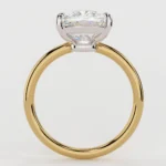 925 Silver 4.55Ct Cushion Cut Diamond Engagement Ring - Image 4