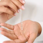 925 Silver Baguette and Round Diamond Bracelet - Image 8