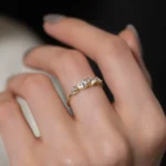 925 Sterling Silver Diamond Composure Ring - Image 2