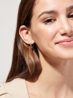 925 Silver Twisted Hoop Earrings - Image 3