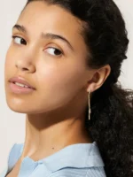 925 Silver Chiara Hoop Earrings - Image 5