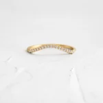 925 Sterling Silver Custom Curved Wisp Band