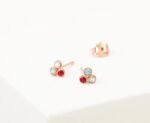 925 Silver Birthstone Earrings