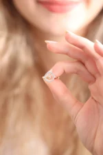 925 Silver Blue Stone CZ Diamond Ring - Image 2