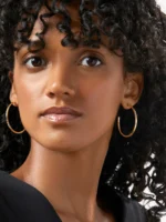 925 Silver Jolene Hoops - Image 2