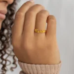 925 Silver Dainty Name Ring - Image 3