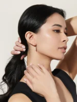 925 Silver Double Frida Hoops - Image 6