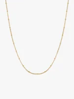 925 Silver Plain Bead Necklace - Image 2