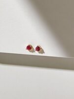 925 Silver Tiny Stud Earrings - Image 5