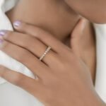 925 Silver Moons Stacking Diamond Ring - Image 2