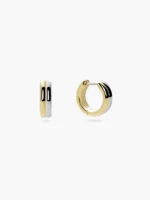 925 Silver 2 Row Hoops